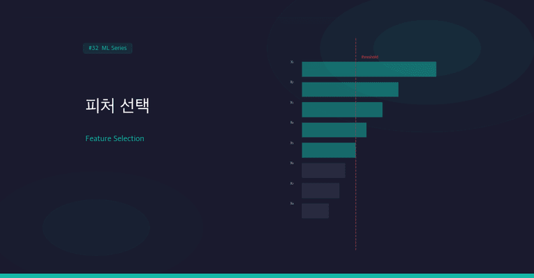 필터·래퍼·임베디드, 피처를 걸러내는 세 갈래
